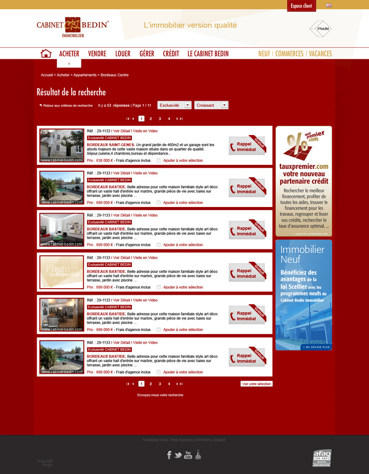 Sugarfull - Projet Bedin