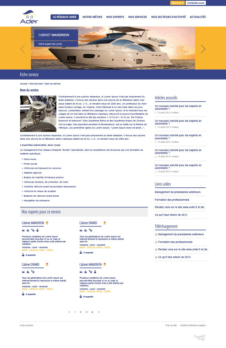 Webdesign Réseau Ader