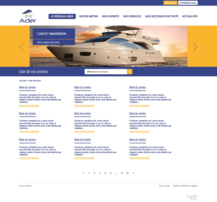 Webdesign Réseau Ader