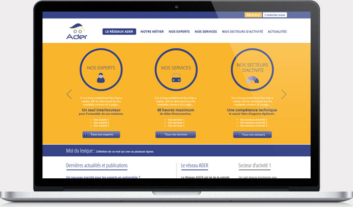 Webdesign Réseau Ader