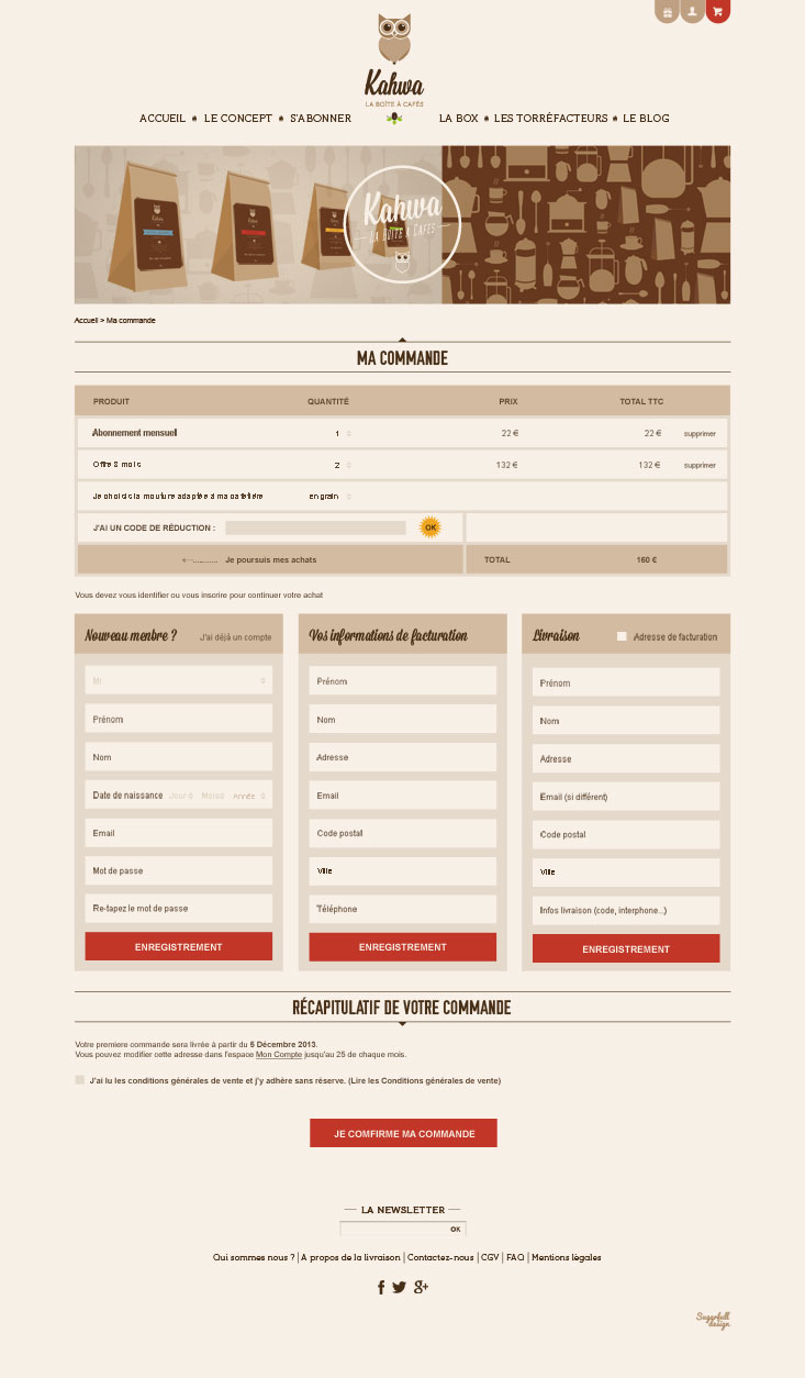 Kahwa la boîte à café