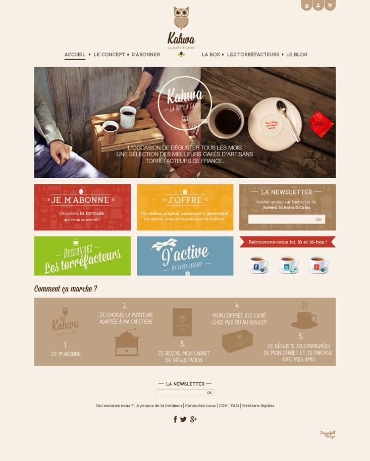 Kahwa la boîte à café