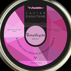 Création étiquette caviar